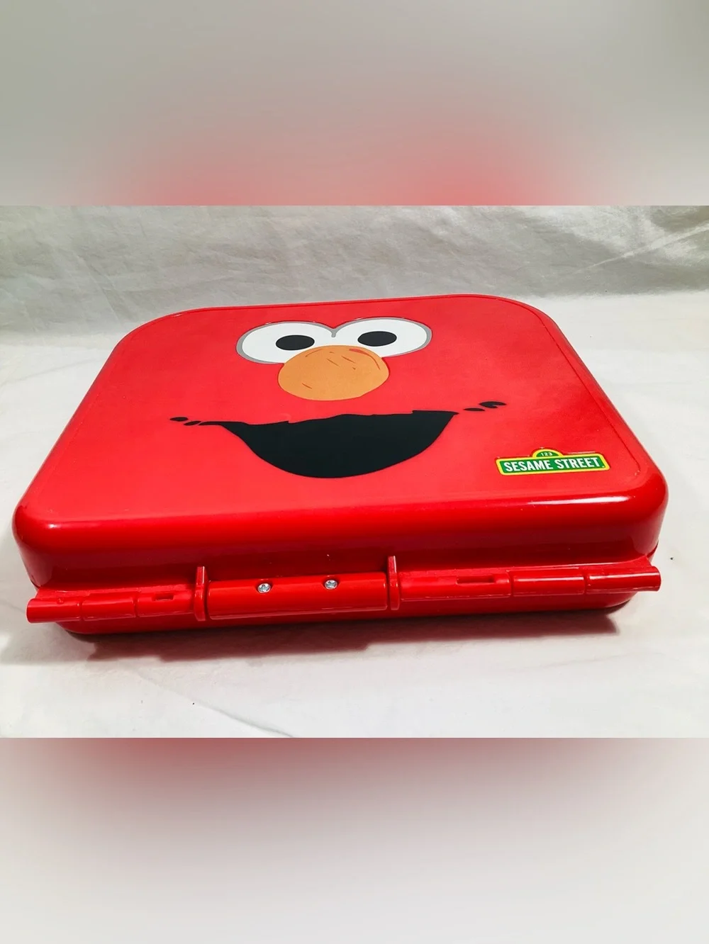 COMPLETE Sesame Street Elmo On The Go Alphabet Letters Red Carrying Case 24 x 35